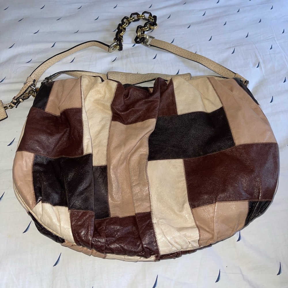 Vintage 70’s Dolce and Gabbana multicolored patchwork leatherMiss day and night - Picture 5 of 16